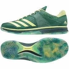 Stabiler Adidas Hallenschuh 41 1/3 Counterblast grün