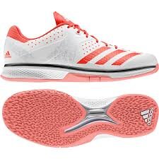 Stabiler Adidas Hallenschuh 42 Counterblast weiss/rot