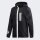 FLEECE-LINED WND JACKE, Schwarz