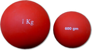 Wurfbälle Gummi mit Bleifüllung 1 kg