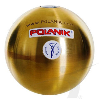 Polanik Wettkampfkugeln aus Messing IAAF zertifiziert 4 kg / Durchmesser 100mm